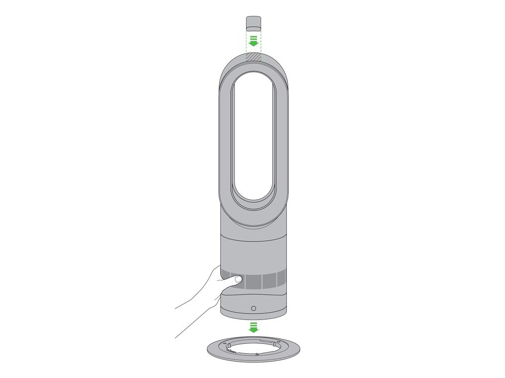 Support | Dyson Hot+Cool™ fan heater (AM09) White/Silver